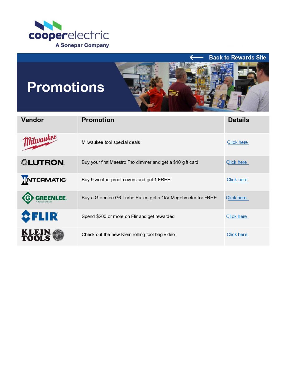 Promotions